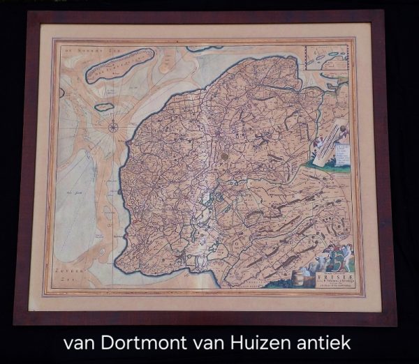 Kaart Friesland ca 1680. INT00047