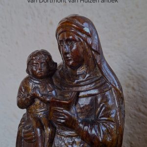 Sculpture, Heilige Anna met Maria als kind 17e eeuw. SCU00088